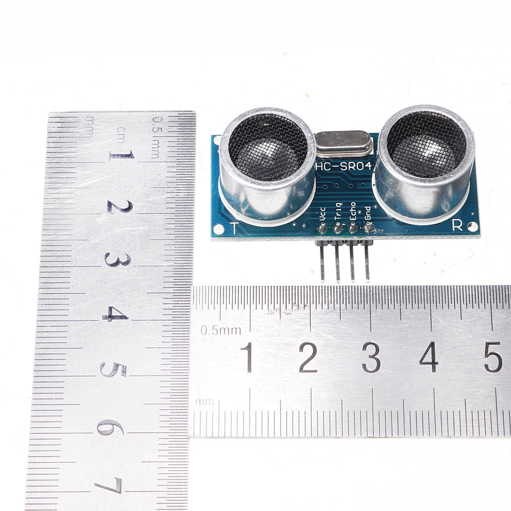 Ultrasegmentti / Ultraäänianturi HC-SR04 (3.3V-5V) – Etäisyysmittausmoduuli