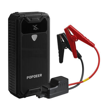 POPDEER PD-JX1 1500A 15000mAh Apukäynnistin, valaisin sekä virtapankki
