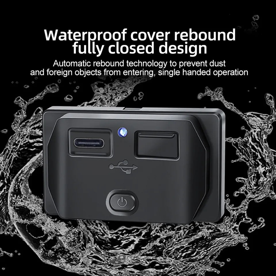 PD-tyypin C / QC 3.0 USB-laturi 12/24V loppu