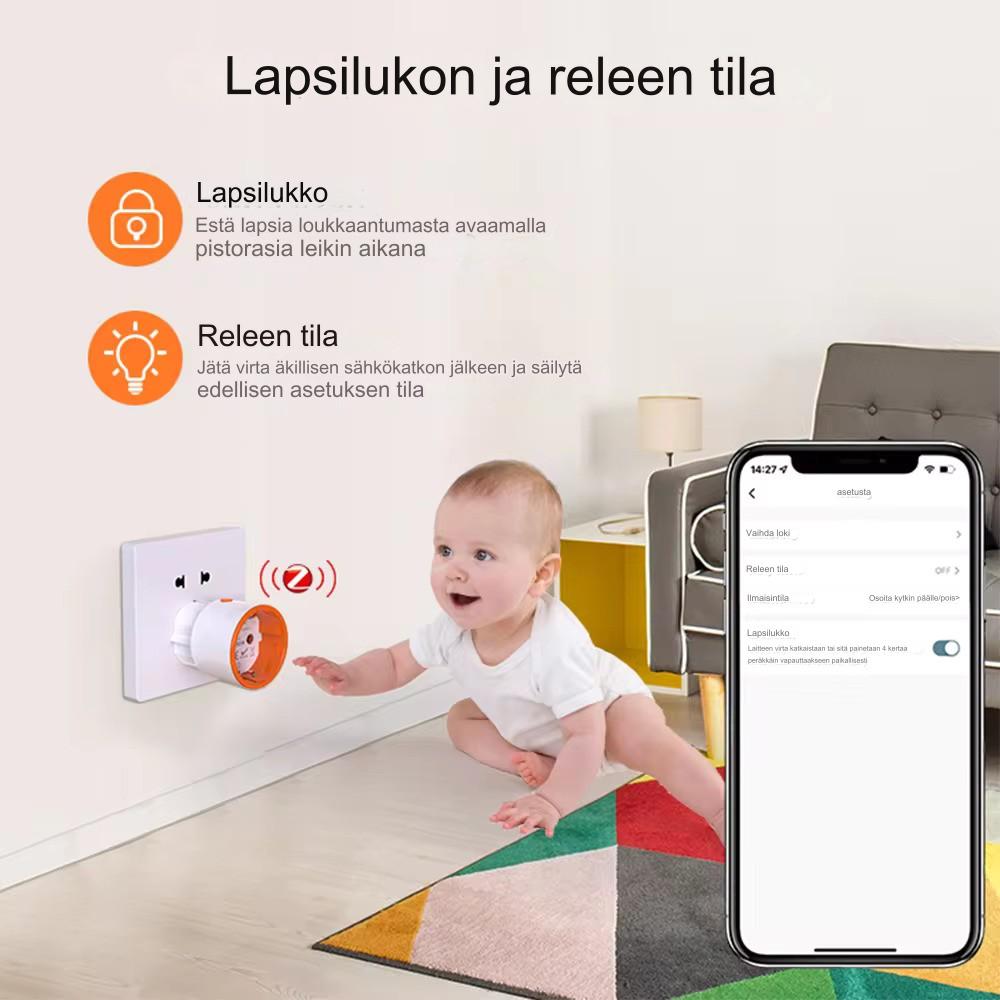 Tuya Smart Zigbee 3.0 Power Plug 16A EU Outlet 3680W virtamittauksella