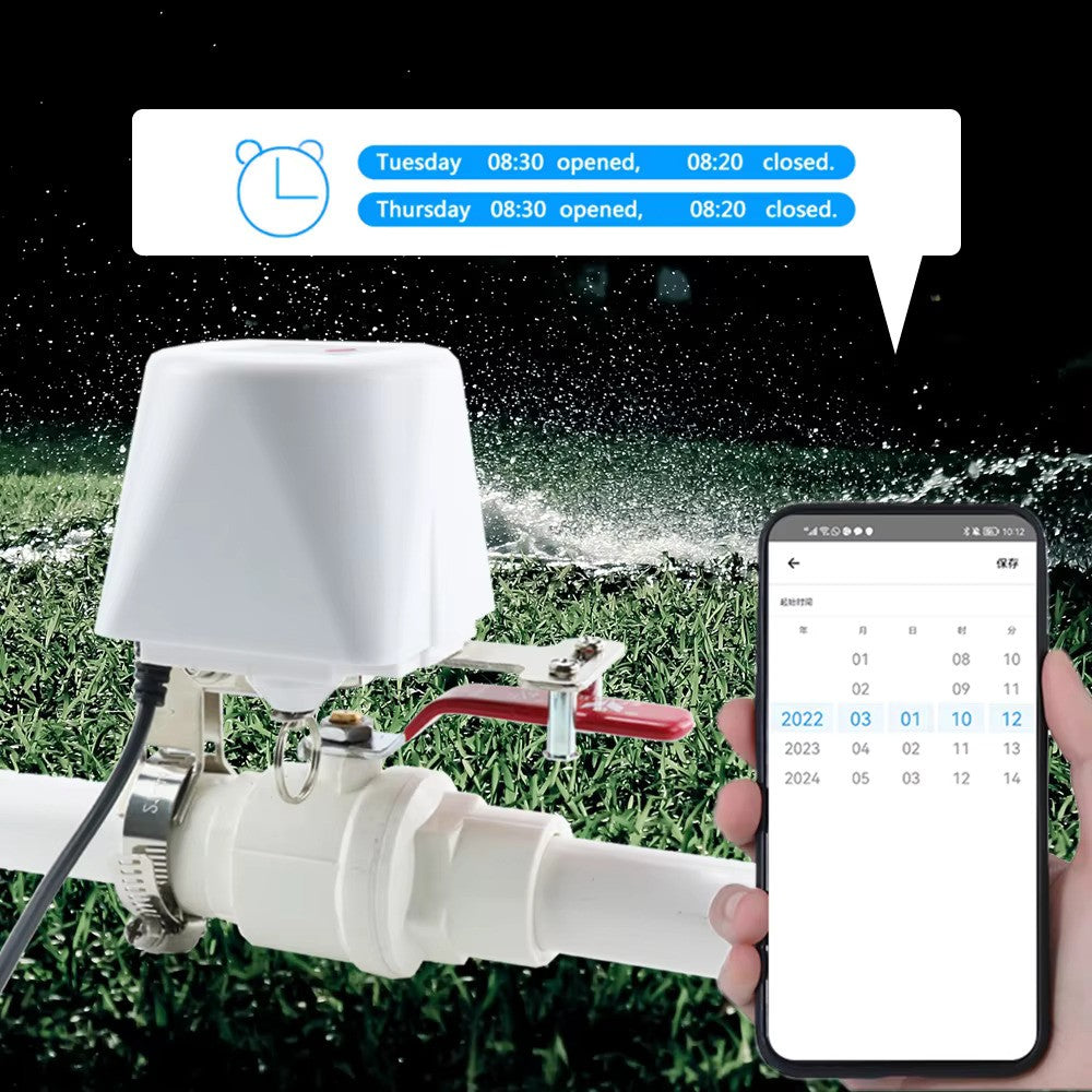 Palloventtiilin moottoroitu flow stop toimilaite Smart Zigbee