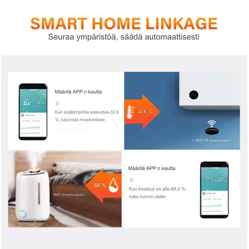 Tuya WIFI Smart Lämpötila- ja Kosteusanturi