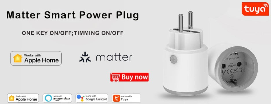 Tuya Smart Zigbee 3.0 Power Plug 16A EU Outlet 3680W virtamittauksella