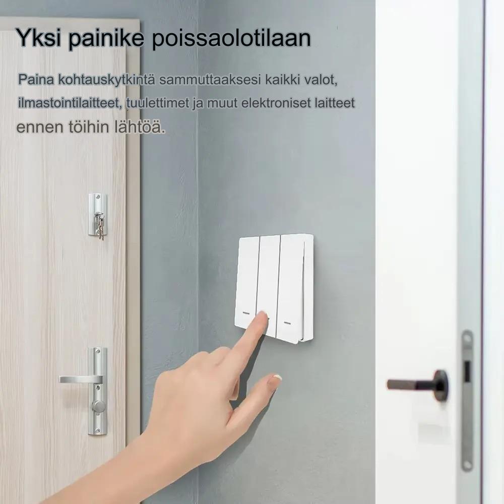 Zigbee älykytkin 1-3 painiketta (ei sähköasennusta)