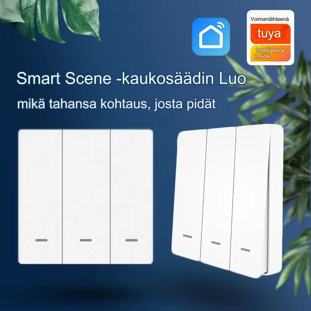 Zigbee älykytkin 1-3 painiketta (ei sähköasennusta)