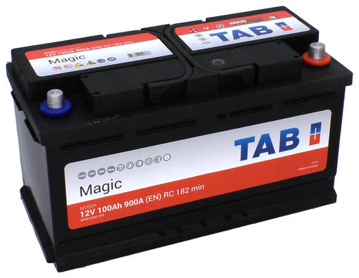 TAB käynnistysakku Magic M100H 12V 100Ah 900A(EN)