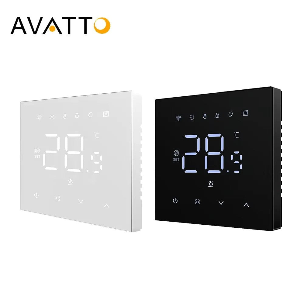 Avatto Wifi termostaatti sähköiselle lattialämmitykselle WT410-16A