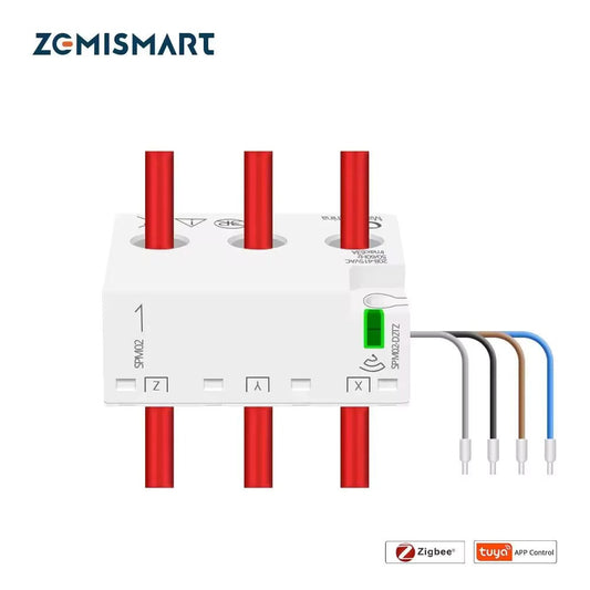 Zemismart Tuya Zigbee Älyenergiamittari 3-vaiheinen