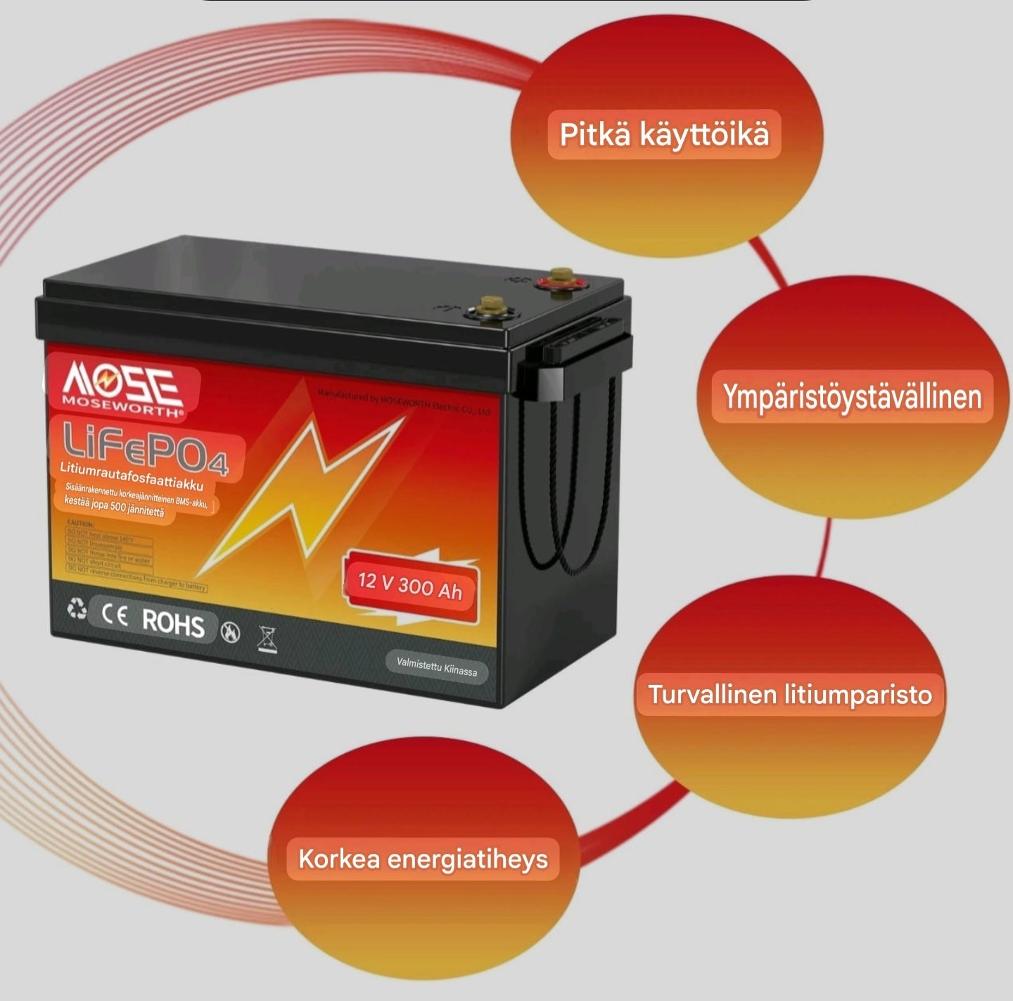 LiFePO4 Akku 12V 300Ah