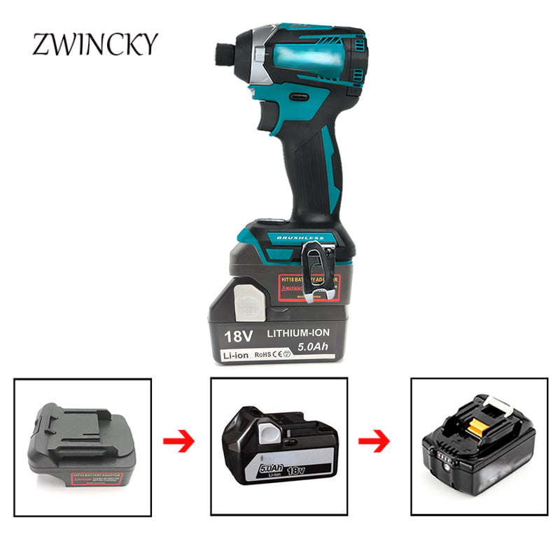 Hikoki/Hitachi - Makita 18V Li-ion Akku adapteri