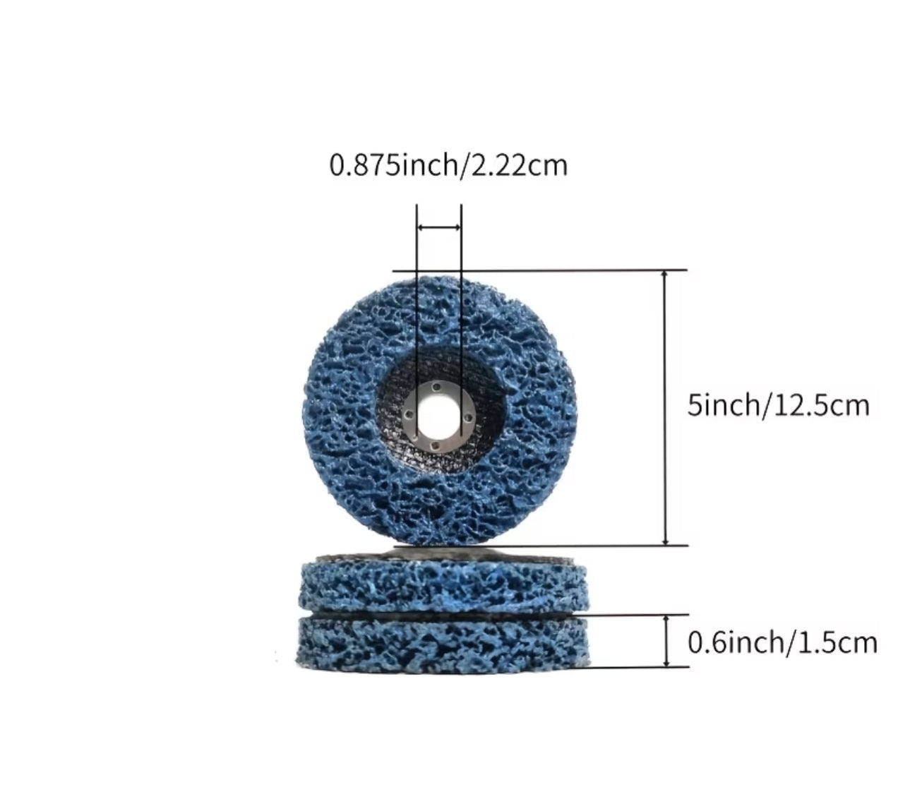 125mm Ammattitason Puhdistuslaikkasarja 7kpl