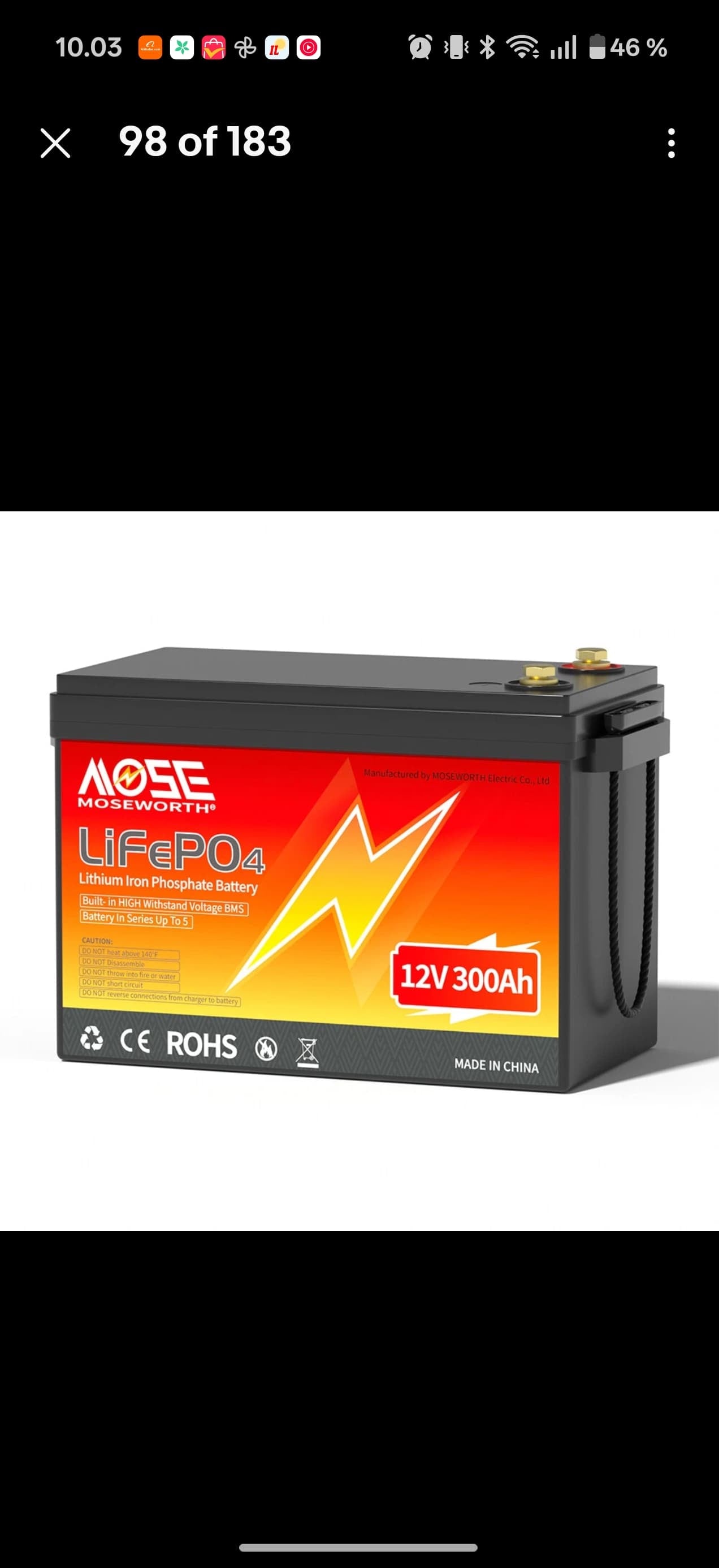LiFePO4 Akku 12V 300Ah